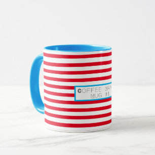 Funky Colorful Coffee Manie Tasse #1 Cup