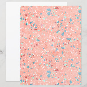 Funky Colorful Mosaic Art Scrapbook Paper