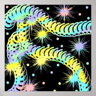 Funky Colorful Poster