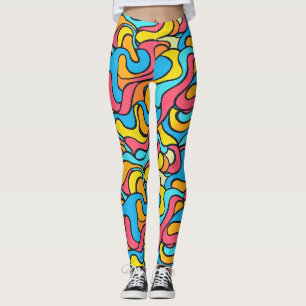 Funky Colors Abstrakt Leggings
