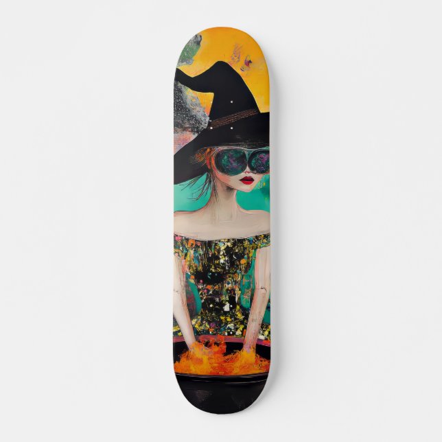Funky Cool Hexenmeisterschaft Skateboard (Vorne)