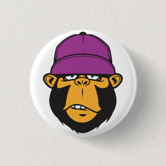 Funky cooler Affe Button