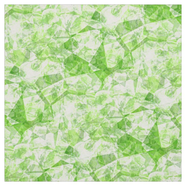 Funky Cooles modernes Polygon-Mosaikmuster Stoff (Muster)