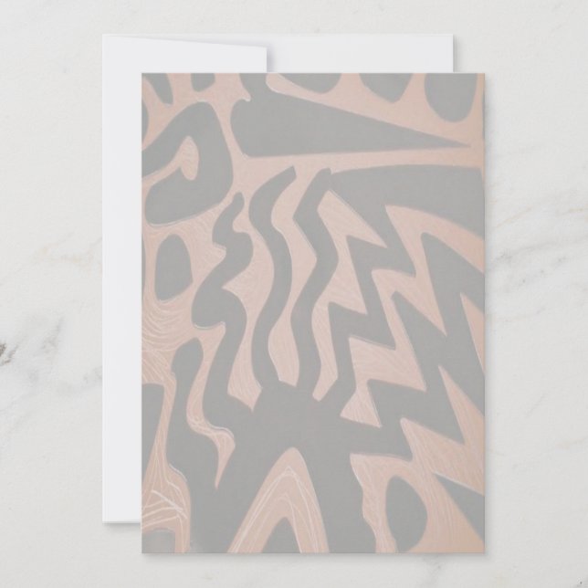 Funky Copper Einladung (Vorderseite)