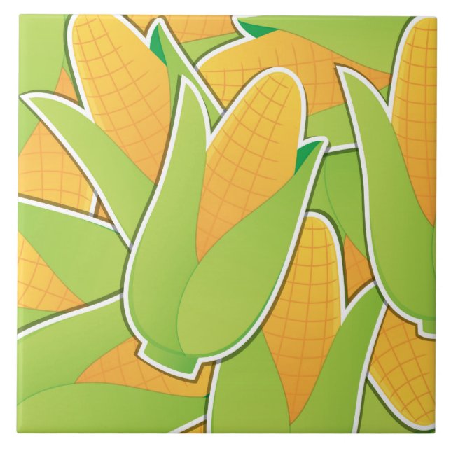 Funky corn fliese (Vorderseite)