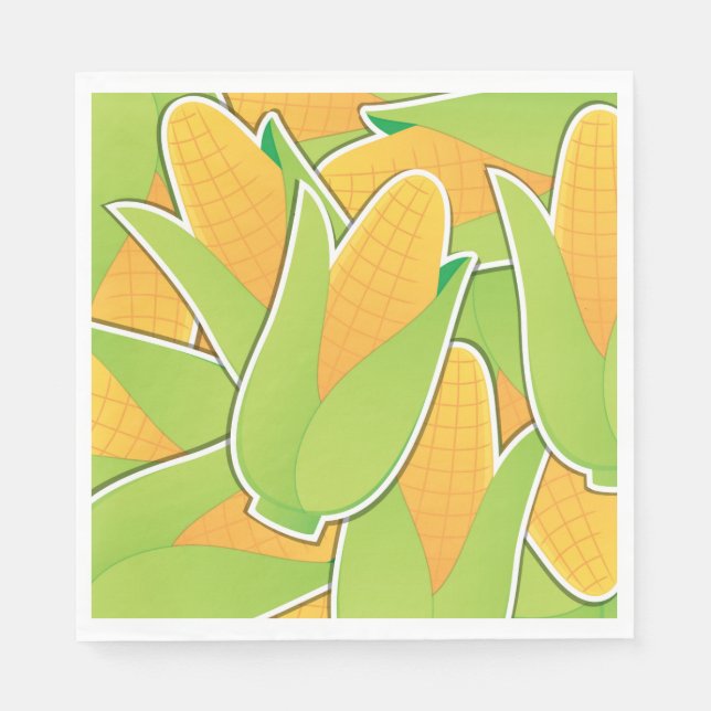 Funky corn serviette (Vorderseite)
