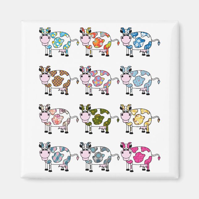 Funky Cows Magnet (Vorne)