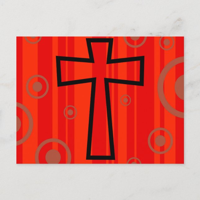 Funky Cross Postkarte (Vorderseite)