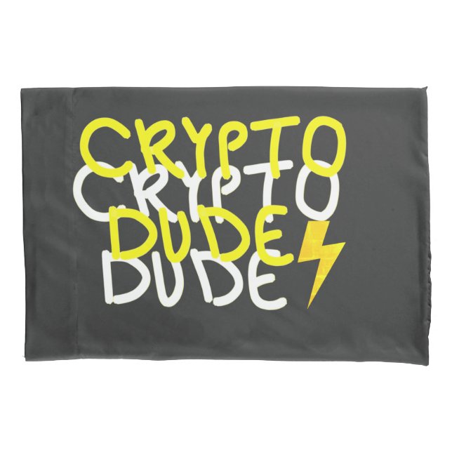 Funky Crypto Typ Energy Power Signing Kissenbezug (Vorderseite)