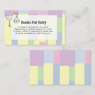 Funky Cubism Handwritten Books for Baby Begleitkarte