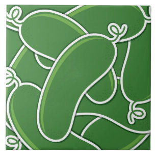 Funky cucumber fliese