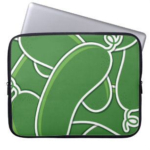 Funky cucumber laptopschutzhülle