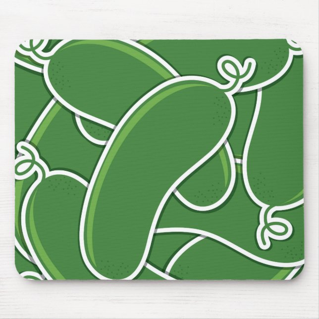 Funky cucumber mousepad (Vorne)