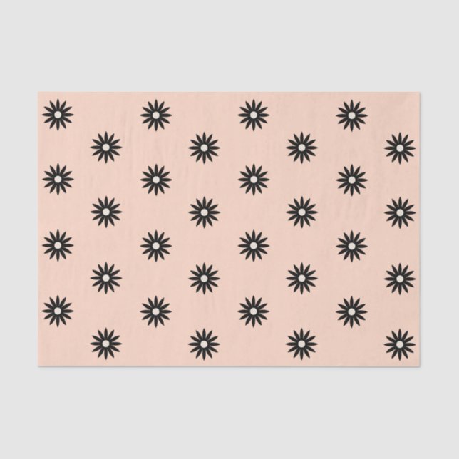 Funky Daisy Tissue Paper Seidenpapier (Vorderseite)