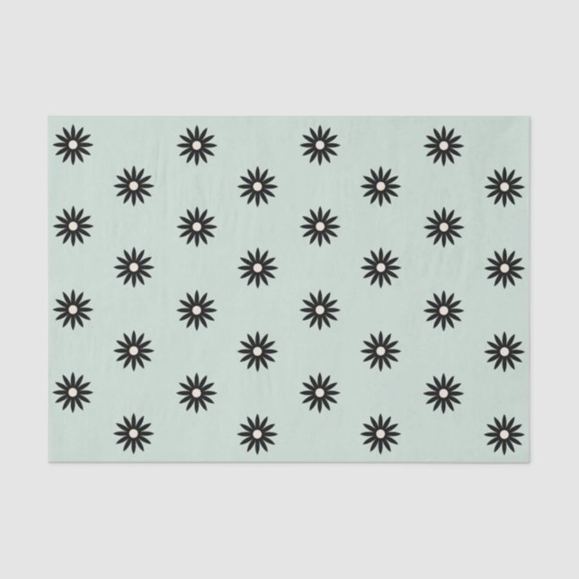 Funky Daisy Tissue Paper Seidenpapier (Vorderseite)