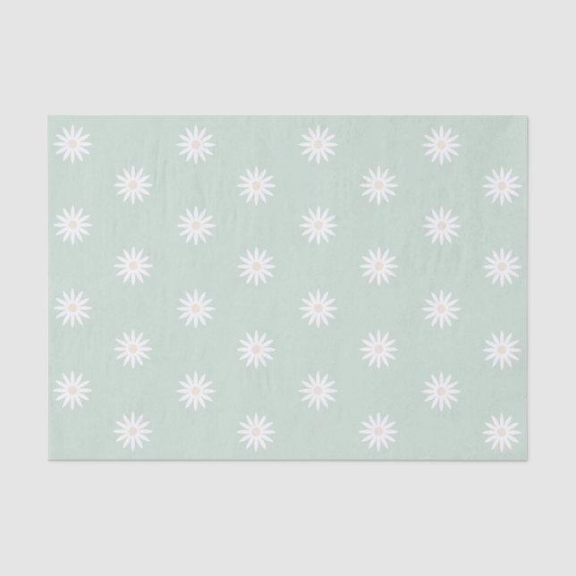 Funky Daisy Tissue Paper Seidenpapier (Vorderseite)