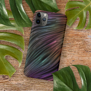 Funky Dark Aquamarin Blue Green 3D Art Pattern iPhone 11Pro Max Hülle