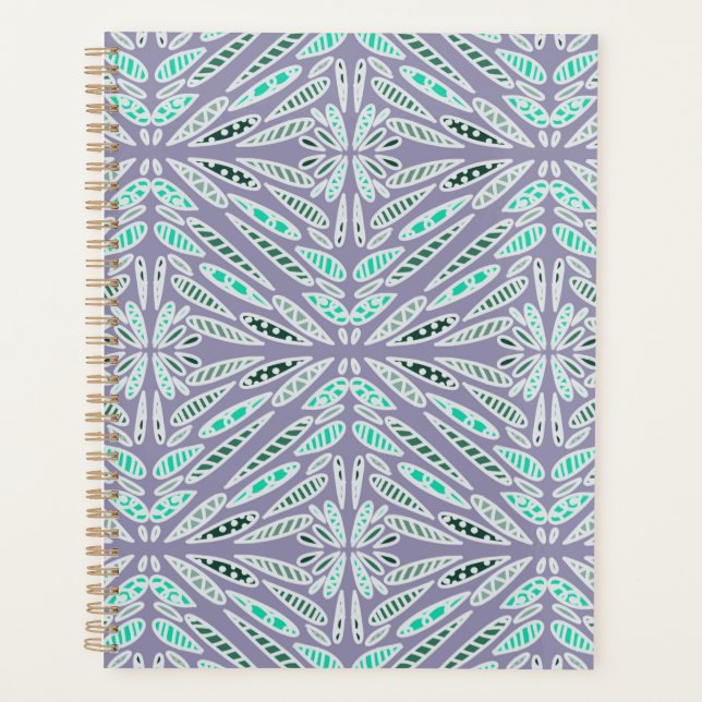 Funky Design Floral Geometric  Planer (Vorderseite)