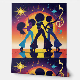 Funky Disco Party Peel and Stick Wall Decke Tapete