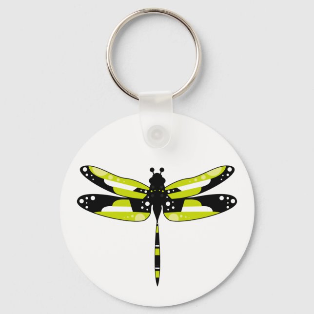 Funky Dragonfly Schlüsselanhänger (Vorderseite)