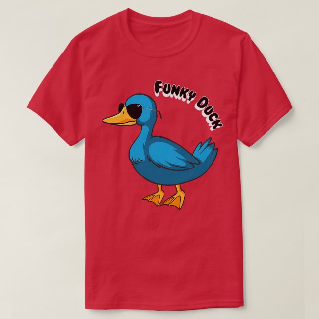 Funky Duck Vulfpeck Black Shirt DMN10 (Design vorne)