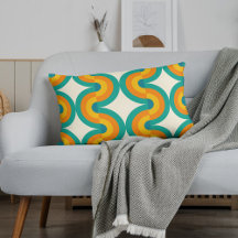 Funky Eclectic Retro Halbkreise Art Muster