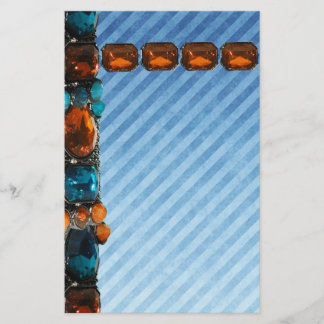 Funky Edelstein-u. Juwel-Sets stationär Briefpapier