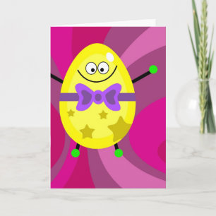 Funky Egg Feiertagskarte