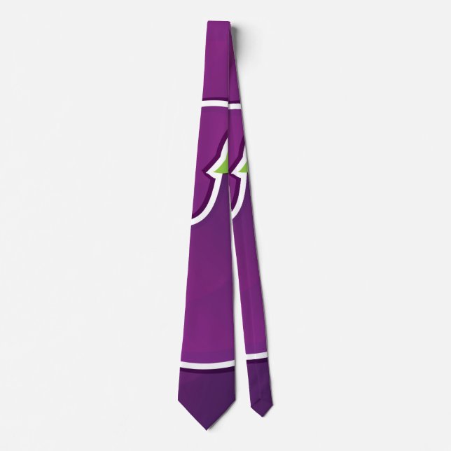 Funky eggplant krawatte (Vorderseite)