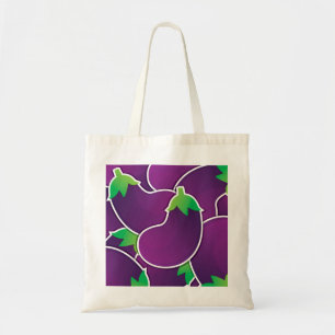 Funky eggplant tragetasche