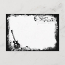 Funky Electric Gitarre Flat Vielen Dank Mitteilungskarte