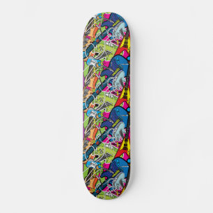Funky Electric Guitar Skateboard