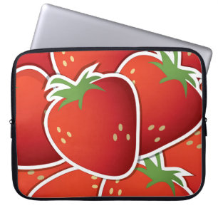 Funky Erdbeeren Laptopschutzhülle