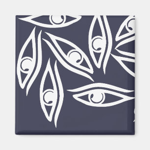 Funky Eye Muster Produkt Magnet