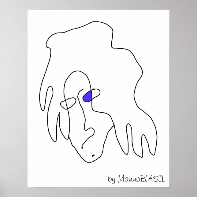 Funky Face Poster! Poster (Vorne)
