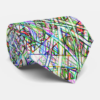 Funky Farbgestreifte Krawatte
