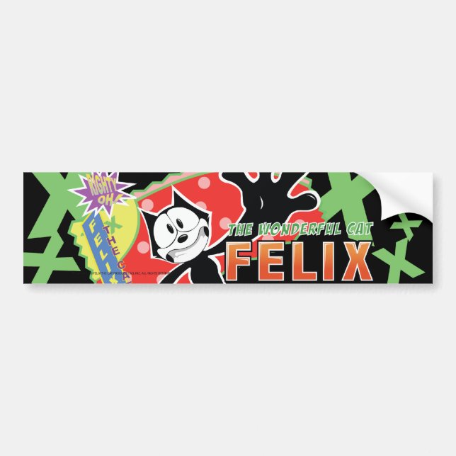 Funky Felix Autoaufkleber (Vorne)