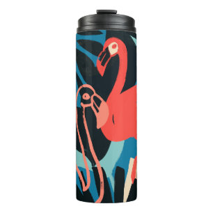 Funky Flamingo Thermosbecher