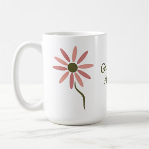 Funky Flora - stilisierte abstrakte Blume Aktualis Kaffeetasse