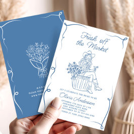 Funky Fresh off Market Brautparty Einladung