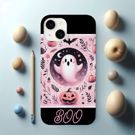 Funky Friendly Boo Spooky Kürbislaternen Pastel Case-Mate iPhone 14 Hülle
