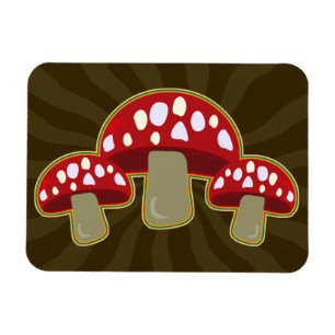 Funky Fungi Mushrooms Magnet