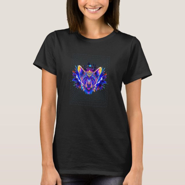 Funky Futuristic Dog Apparel for Science DAY T-Shirt (Vorderseite)