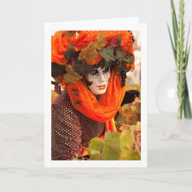 Funky-geklappte leere Grußkarte Karte (Vorderseite)