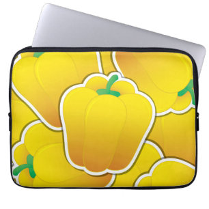 Funky Gelb Pfeffer Laptopschutzhülle