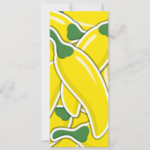 Funky gelbe Chili-Paprikaschoten