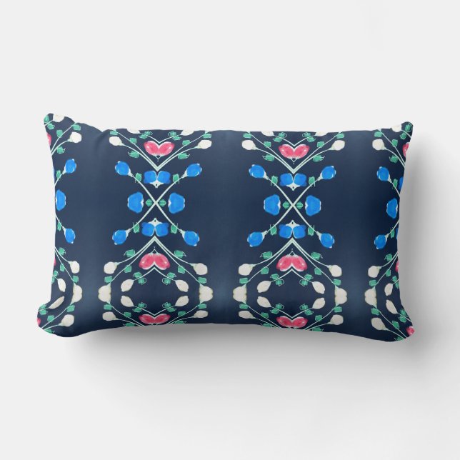 Funky Gemustert Pillow Lendenkissen (Vorderseite)
