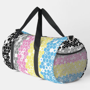 Funky geometrische Mod-Abstrakte Polygender-Stolzf Duffle Bag