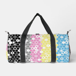 Funky geometrische Mod-Abstrakte Polygender-Stolzf Duffle Bag
