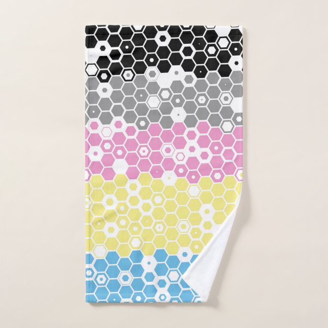 Funky geometrische Mod-Abstrakte Polygender-Stolzf Handtuch (Handtuch)